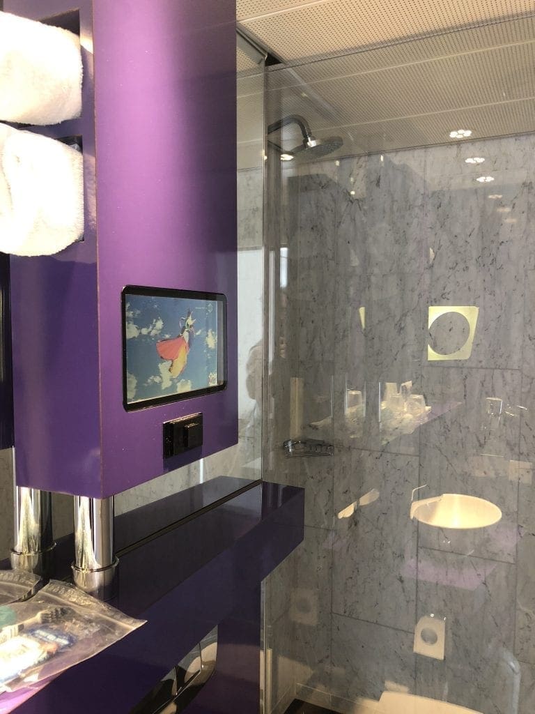 TV in Bathroom Mercure Stoller Zurich