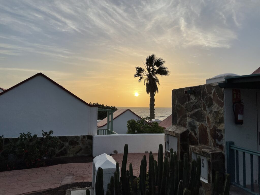 Sonnenaufgang im Aldiana Fuerteventura